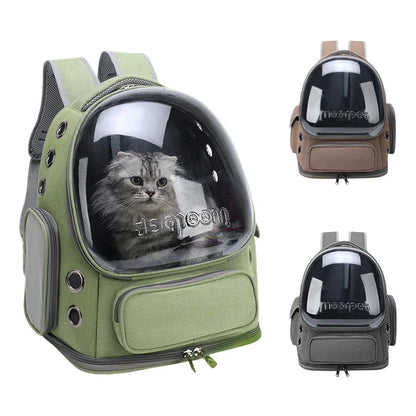 Transparent Pet Cat Carrier Bag Outdoor Travel Backpack for Cats Small Dogs Breathable Cat Carrying Bag Pet Supplies